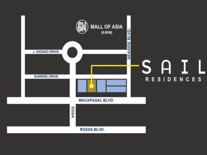 Sail Residences Map