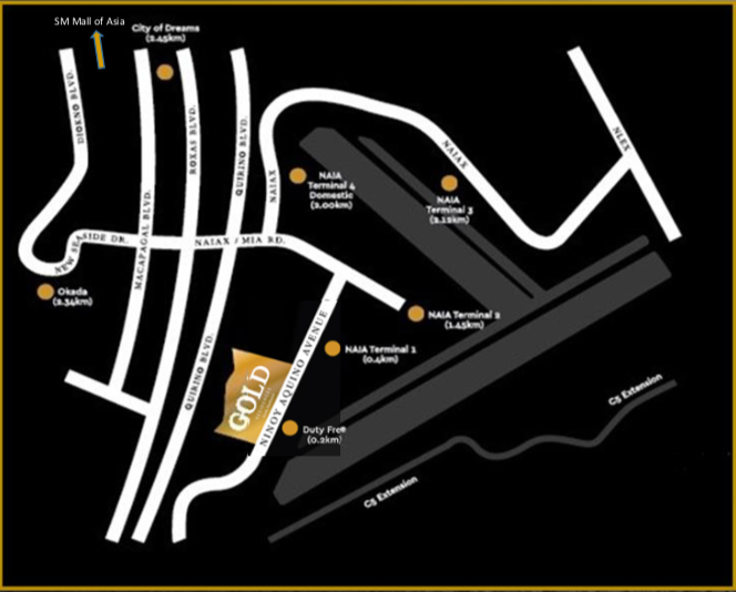 Gold Residences Map