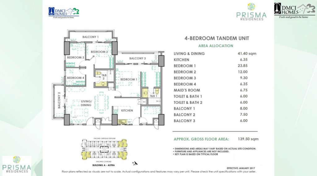 Prisma Residences Unit Layout