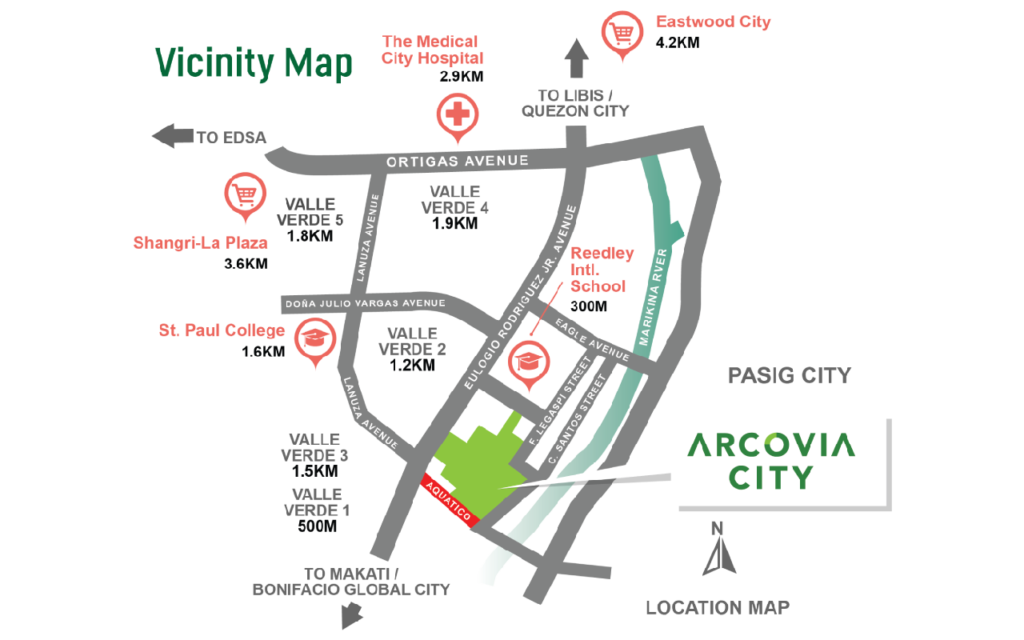 ARCOVIA PALAZZO Map