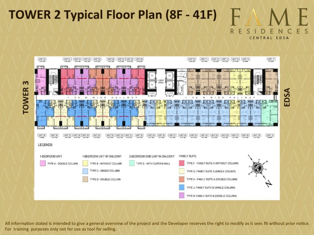 Fame Residences Unit Layout - Tower 2 (2)