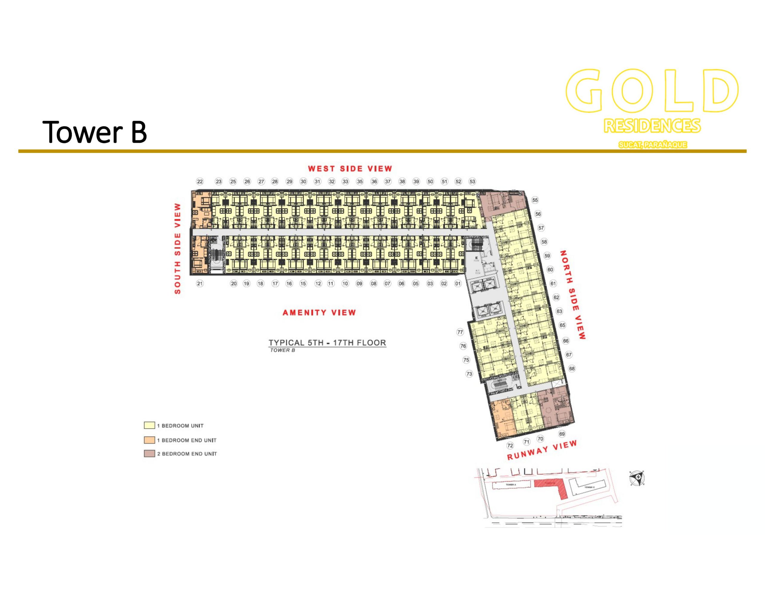 Gold Residences Floorplan - Tower B